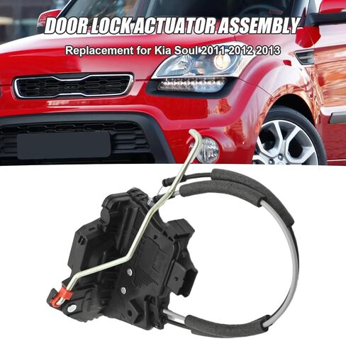 813202K050 Door Lock Actuator Assembly(Front Right), Door Lock Actuator with Latch Replacement for Kia Soul 2011 2012 2013, Replaces 81320-2K050 in Saudi Arabia
