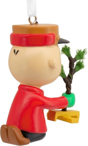 Hallmark Peanuts Charlie Brown Kneeling with Tree Christmas Ornament, Gifts for Peanuts Fans in Saudi Arabia