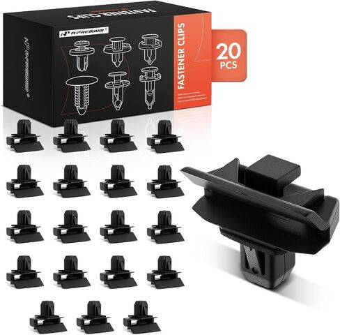 A-Premium 20 PCS Nylon Front Bumper with Sealer Car Retainer Fastener Push Pin Clips Compatible with Toyota Highlander 2001-2007 Echo 2000-2002 in Saudi Arabia