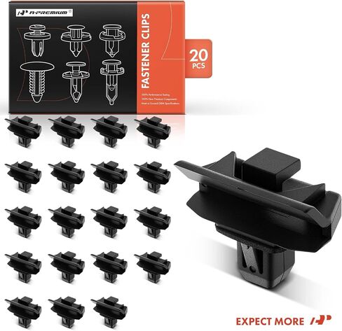 A-Premium 20 PCS Nylon Front Bumper with Sealer Car Retainer Fastener Push Pin Clips Compatible with Toyota Highlander 2001-2007 Echo 2000-2002 in Saudi Arabia