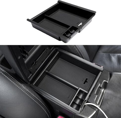 AOMSAZTO Center Console Insert Organizer Compatible with 2010-2024 Toyota 4RUNNER Accessories Interior Armrest Storage Box Coin Holder Console Tray Storage Compartments ABS Materials Black in Saudi Arabia