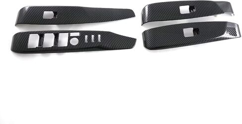 Door Armrest Window Lift Down Switches Button Panel Cover Trims ABS for Toyota Camry 2025 2026 Interior Car Accessories Carbon Fiber Style in Saudi Arabia