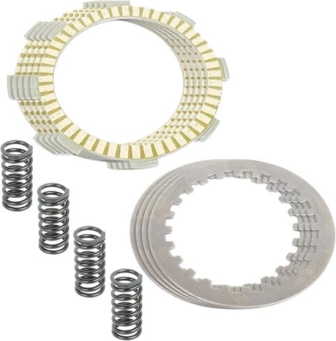 Caltric Clutch Friction Steel Plates and Springs Kit Compatible with Honda ATC200X 1983 1984 1985 1986 1987 in Saudi Arabia