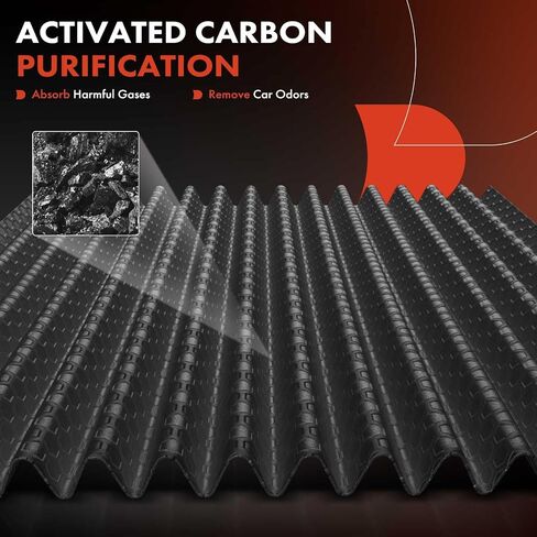 A-Premium 3-PC Cabin Air Filter with Activated Carbon Compatible with Hyundai Elantra, Elantra N, Sonata, Santa Fe, Tucson, Kona, Ioniq 5, Santa Cruz & Kia Sorento, Sportage, Niro, K5 & Genesis GV60 in Saudi Arabia