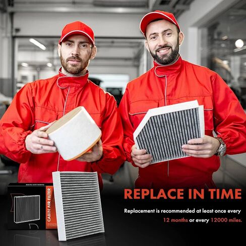 A-Premium 3-PC Cabin Air Filter with Activated Carbon Compatible with Hyundai Elantra, Elantra N, Sonata, Santa Fe, Tucson, Kona, Ioniq 5, Santa Cruz & Kia Sorento, Sportage, Niro, K5 & Genesis GV60 in Saudi Arabia