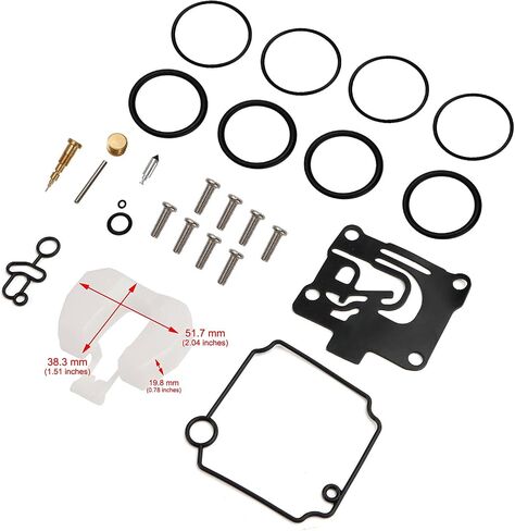 Carburetor Carb Repair Rebuild Kit for Yamaha Outboard 4 Stroke F50-T50hp 2001-2004 with Gasket + Jet + O-ring For Boat Motor 62Y-W0093-11-00 62Y-W0093-10-00 in Saudi Arabia