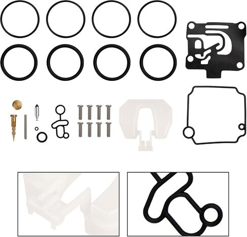 Carburetor Carb Repair Rebuild Kit for Yamaha Outboard 4 Stroke F50-T50hp 2001-2004 with Gasket + Jet + O-ring For Boat Motor 62Y-W0093-11-00 62Y-W0093-10-00 in Saudi Arabia