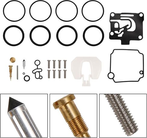 Carburetor Carb Repair Rebuild Kit for Yamaha Outboard 4 Stroke F50-T50hp 2001-2004 with Gasket + Jet + O-ring For Boat Motor 62Y-W0093-11-00 62Y-W0093-10-00 in Saudi Arabia