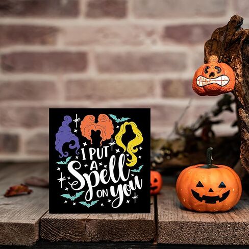 Halloween Goose Desk Decor Sign Farmhouse Halloween Decorations Indoor for Home Office Table Room Bedroom Living Room Bathroom Just a Spooky Goose Sign A 10 in Saudi Arabia