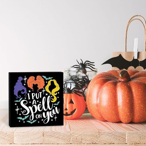 Halloween Goose Desk Decor Sign Farmhouse Halloween Decorations Indoor for Home Office Table Room Bedroom Living Room Bathroom Just a Spooky Goose Sign A 10 in Saudi Arabia