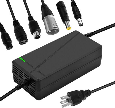 58.8V 5A Charger with 6-in-1 Plug for 52V Lithium Battery Such as Car Truck Lawn Mower Boat Marine Batteries (58.8V5A-(6-in-1 Plug)) in Saudi Arabia