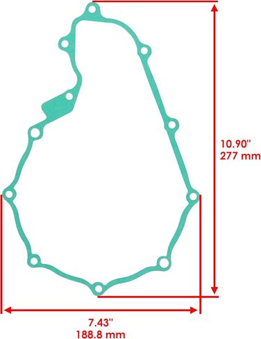 Caltric Stator Gasket Compatible with Honda Vt500C Vt 500C Shadow 1983 1984 1985 1986 in Saudi Arabia