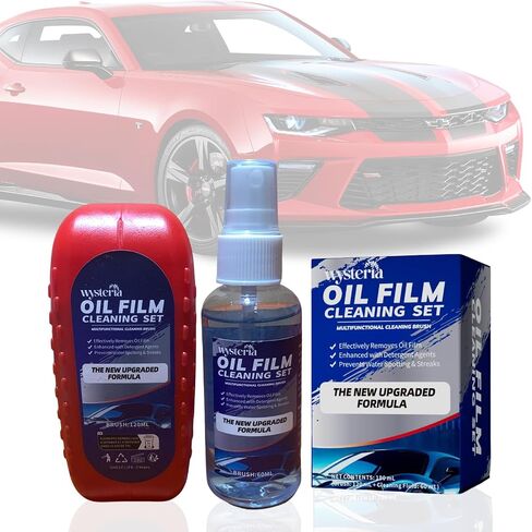 Wysteria Automotive Oil Film Remover & Rain Repellent – Windshield Glass Cleaner, Hydrophobic Coating for Clear Vision in Saudi Arabia