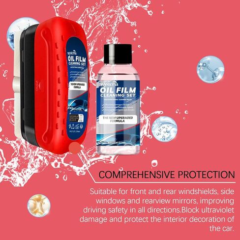 Wysteria Automotive Oil Film Remover & Rain Repellent – Windshield Glass Cleaner, Hydrophobic Coating for Clear Vision in Saudi Arabia