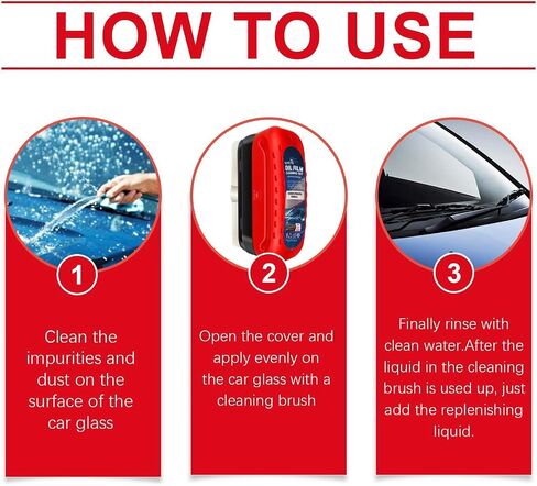 Wysteria Automotive Oil Film Remover & Rain Repellent – Windshield Glass Cleaner, Hydrophobic Coating for Clear Vision in Saudi Arabia