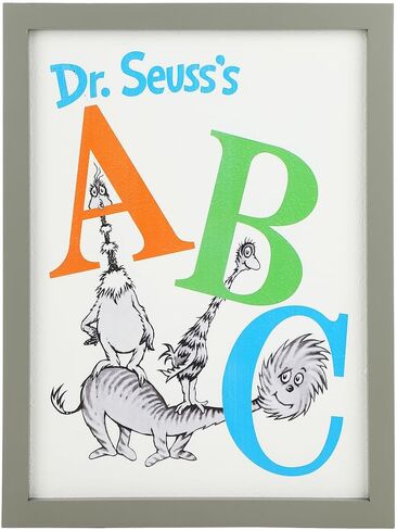 إطار حائط ABC من Bioworld Dr Seuss مقاس 12 × 16 بوصة in Saudi Arabia