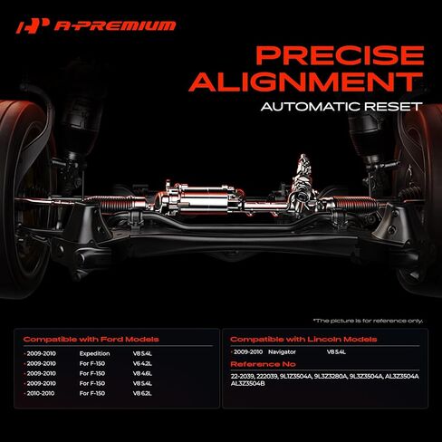 A-Premium - حامل وترس توجيه هيدروليكي متوافق مع Ford F-150 F150 2009-2010، Expedition 2009-2010 وLincoln Navigator 2009-2010، استبدال # AL3Z3504B in Saudi Arabia