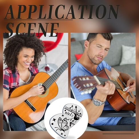 UNICRAFTALE Guitar Picks Gifts 2pcs Double Side Diffierent Styles Keychain Gifts Word and Musician Guitar Picks Plectrum Guitar Set Guitar Pick for Son Guitar Musician I Couldn’t Pick A Better Son in Saudi Arabia