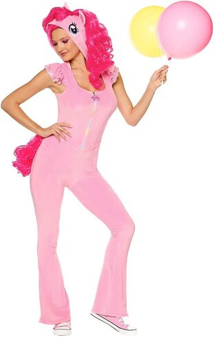 Spirit Halloween My Little Pony Friendship Is Magic Adult Pinkie Pie Jumpsuit in Saudi Arabia