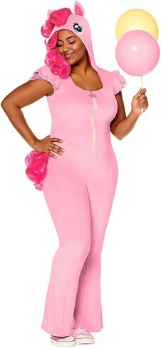 Spirit Halloween My Little Pony Friendship Is Magic Adult Pinkie Pie Jumpsuit in Saudi Arabia
