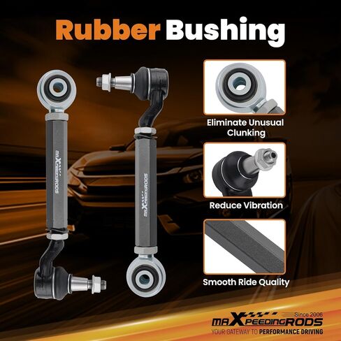 أذرع أصابع خلفية قابلة للتعديل من maxpeedingrods لـ Scion TC (AGT20) 2011-2016، تعديل ذراع التحكم +/- 2 درجة وصلات جانبية قابلة للتعديل in Kuwait