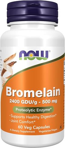 NOW Bromelain 500 mg,120 Veg Capsules in Saudi Arabia