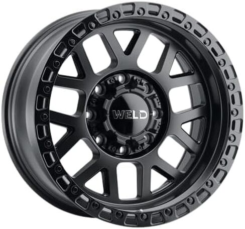 Weld - Off-Road W104 17X8.5 Cinch 5X110 5X127 ET38 BS6.25 Satin Black/Gloss Black 71.5 (W10478532625) in Saudi Arabia