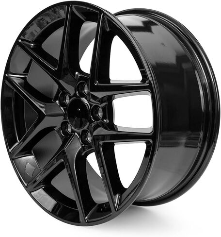 عجلة معدنية جديدة مقاس 18 بوصة مقاس 18 × 8 لسيارة Honda civic 2016 2017 2018 2019 2020 2021 2022 2023 2024 مجموعة حافة بديلة بتصميم OEM أسود من 4 in Kuwait