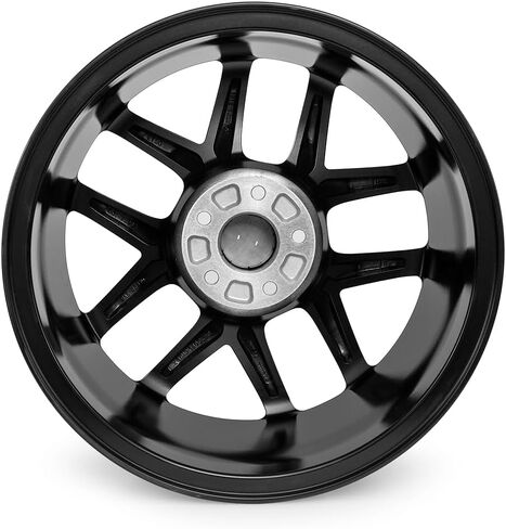 عجلة معدنية جديدة مقاس 18 بوصة مقاس 18 × 8 لسيارة Honda civic 2016 2017 2018 2019 2020 2021 2022 2023 2024 مجموعة حافة بديلة بتصميم OEM أسود من 4 in Kuwait