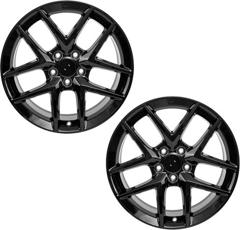 عجلة معدنية جديدة مقاس 18 بوصة مقاس 18 × 8 لسيارة Honda civic 2016 2017 2018 2019 2020 2021 2022 2023 2024 مجموعة حافة بديلة بتصميم OEM أسود من 4 in Kuwait