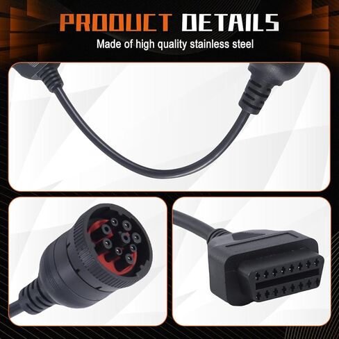 PANGOLIN 88890304 Scanner Cable Automotive Scanner Cable OBD2 Cable Main Cable for Volvo VOCOM 88890300 VOCOMII 88894000 Diagnostic Adapter Tool Excavator Spare Parts in Kuwait