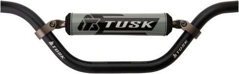 Tusk T-10 ألومنيوم 7/8 بوصة مقود صغير KX منخفض الانحناء أسود لـ Kawasaki KX85 2001-2024 in Saudi Arabia