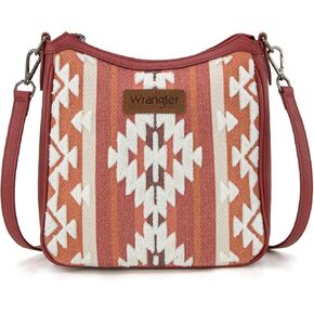 Wrangler Chenille Shoulder Bag for Women Western Women's Crossbody bags Aztec Top-handle Bags in Saudi Arabia