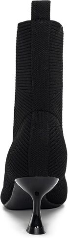 YEOJOU Ankle Boots for Women Low Heel Sock Booties Knit Pointed Toe Women's Winter Boots Sock Boots Fall Shoes in Kuwait