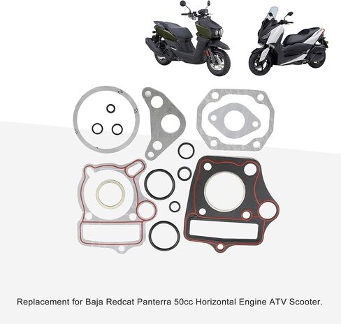 مجموعة حشية اسطوانة كاملة من GOOFIT لدراجة Baja Redcat Panterra 50cc محرك أفقي ATV سكوتر in Kuwait