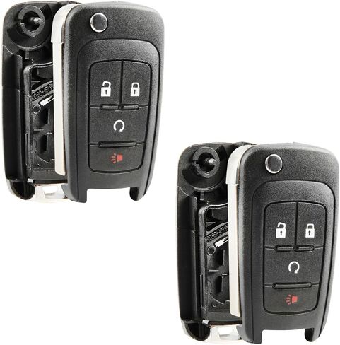 2X USARemote شل زر وسادة حالة مفتاح السيارة فوب غطاء دخول بدون مفتاح استبدال عن بعد ل2014-2019 شيفروليه سيلفرادو سوبربان تاهو جي إم سي كانيون سييرا يوكون 3 زر التحكم 13577771 M3N32337100 in Kuwait
