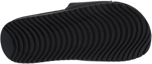 Nike Kawa Slide PS Girls Shoes Size 12, Color: Off Noir/Metallic Red Bronze/Multi-Colored in Saudi Arabia