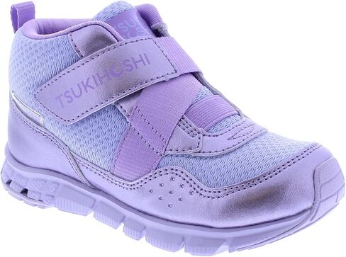 أحذية TSUKIHOSHI Kids Tokyo الرياضية المقاومة للماء - رمادي داكن/أحمر in Kuwait