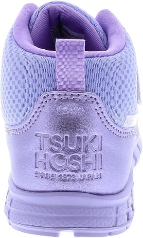 أحذية TSUKIHOSHI Kids Tokyo الرياضية المقاومة للماء - رمادي داكن/أحمر in Kuwait