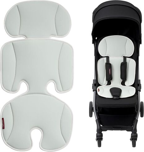 Momcozy Universal Breathable Stroller Liner | Reversible Stroller Cushion | Winter Warm Car Seat Liners | Crib Carriage Cushion Pad | Plush for Winter Use ＆Soft Fabric for All-Season Comfort in Saudi Arabia