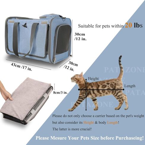 Pink Carrier for Large Medium Cat,Soft Sided Pet Carrier for Small Dog Puppy or Big Medium Cats Carrier, Pet Privacy Protection Travel Carrier 18.5x12x12 in in Kuwait