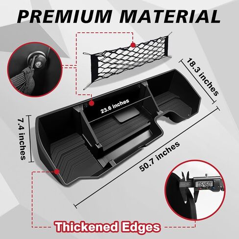 Under Seat Storage Box for 2019-2025 Chevy Silverado 1500&2500 3500HD(2020-2025) Accessories Crew Cab (No for Rear with Kicker Subwoofer) Detachable Custom Fit Rear Underseat Organizer in Kuwait