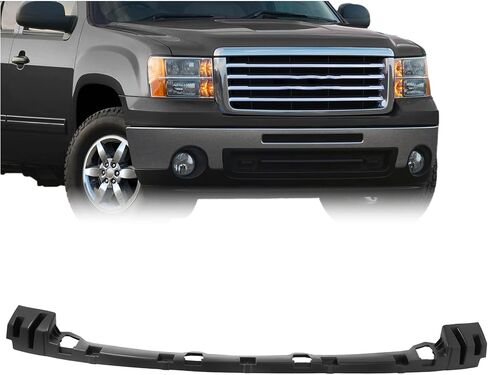 دعامة المصد الأمامي من KUAFU متوافقة مع 2007-2013 GMC Sierra 1500 Hybrid، XFE، Denali، SL، SLE، SLT، WT، استبدال دعامة مركز الغطاء العلوي لـ 15246822 GM1065108 بلاستيك قطعتين in Saudi Arabia