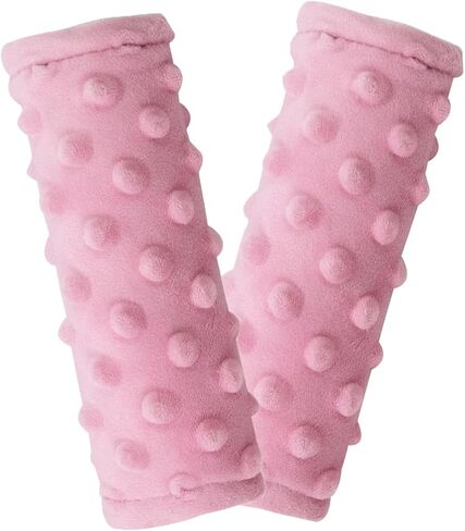 2 Pack Car Seat Belt Covers for Baby Kids, Reversible Soft Car Seat Shoulder Strap Pads, Seatbelt Cushion, Seat Neck Strap Covers for Stroller, Carrier, Pushchair (Black Star) in Kuwait