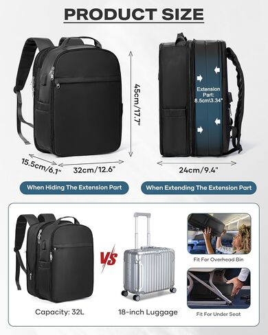 wepadre فراغ حقيبة الظهر السفر مع مضخة حقيبة سفر قابلة للتوسيع مع نظام فراغ Vacpack حقائب ضغط الظهر سهلة Vac Pack حمل الأمتعة in Kuwait
