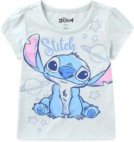 تي شيرت ديزني Lilo & Stitch Angel للفتيات بأكمام قصيرة مكون من 3 قطع للأطفال الكبار in Saudi Arabia