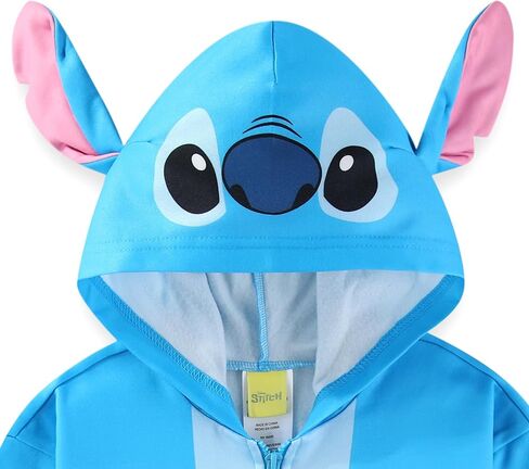 Disney Lilo and Stitch Girls Zip Up Hoodie with Ears for Big Kids in Saudi Arabia