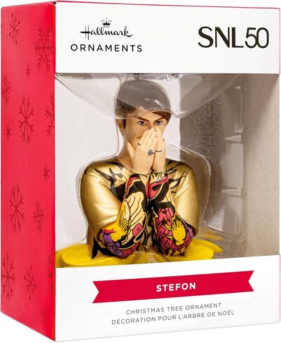 Hallmark Saturday Night Live Stefon Christmas Ornament, SNL 50th Gifts in Saudi Arabia