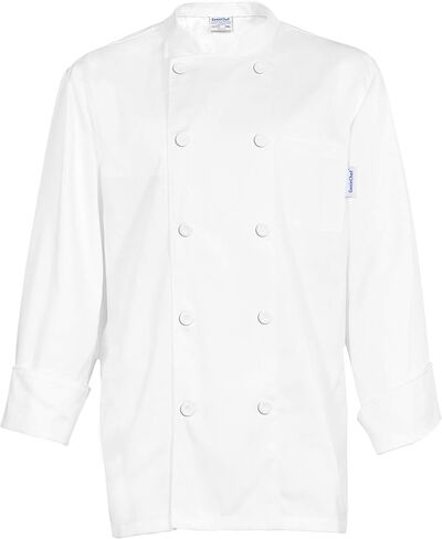 Men's Long Sleeve Classic Chef Coat in Saudi Arabia