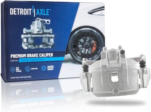 Detroit Axle - Front Left Brake Caliper for Chrysler Sebring Dodge Stratus Mitsubishi Eclipse Galant Disc Brake Caliper with Bracket Replacement Driver Side Brake Caliper Assembly in Saudi Arabia
